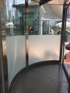 Decorative glass films for office