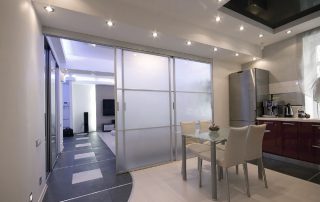 frosted glass film for kitchen interior doors