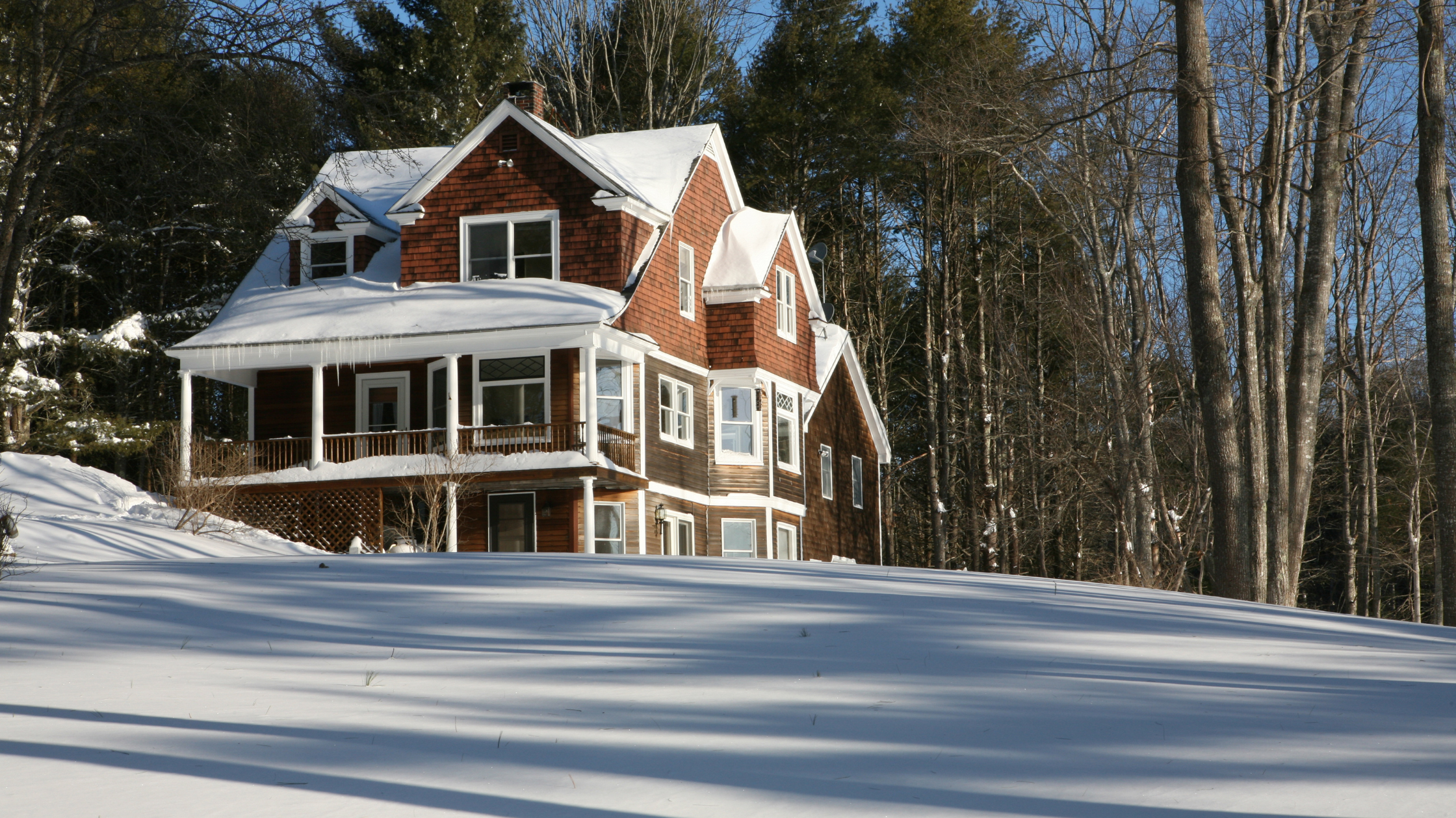 winter window film homes Virginia